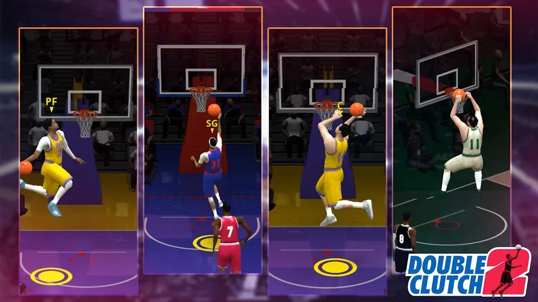 DoubleClutch 2 : Basketball (ДаблКлач 2)  [МОД Unlimited Money] Screenshot 2