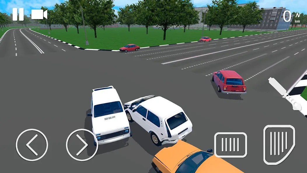 Russian Car Crash Simulator (Рашн Кар Краш Симулятор)  [МОД Много денег] Screenshot 5