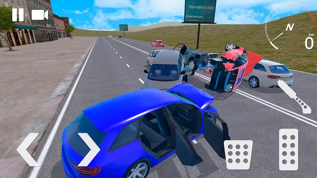 Traffic Crashes Car Crash (Трафик Краш Кар Краш)  [МОД Бесконечные деньги] Screenshot 2