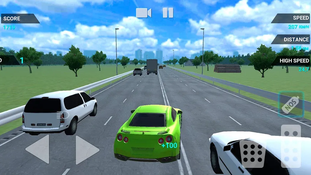 Traffic Racer Speeding Highway (Трафик Рейсер Скоростная Шоссе)  [МОД Mega Pack] Screenshot 3