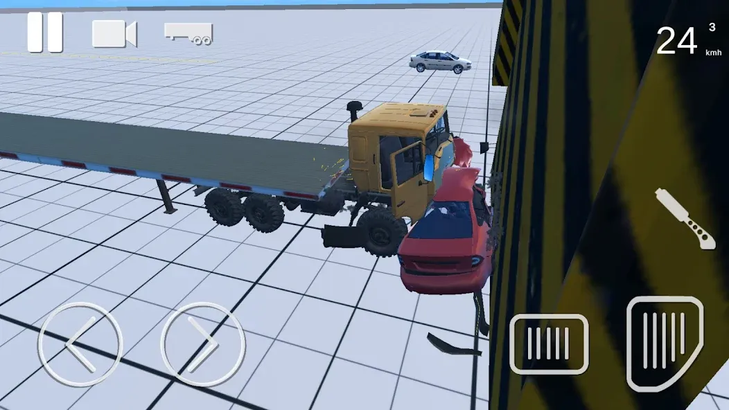 Truck Crash Simulator Accident (Симулятор ДТП с грузовиком)  [МОД Mega Pack] Screenshot 4