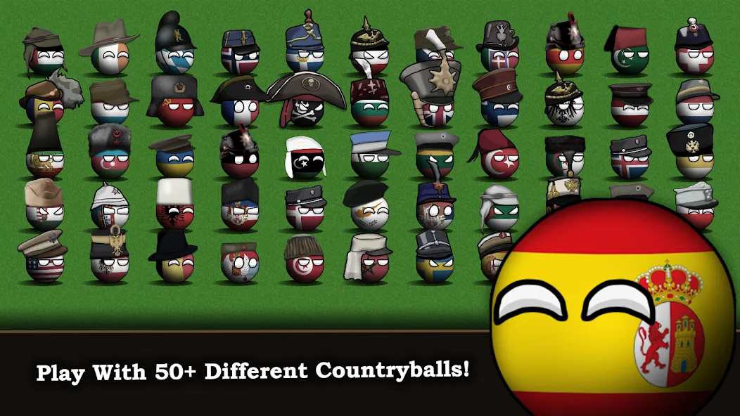 Countryball: Europe 1890 (Кантриболл)  [МОД Mega Pack] Screenshot 1