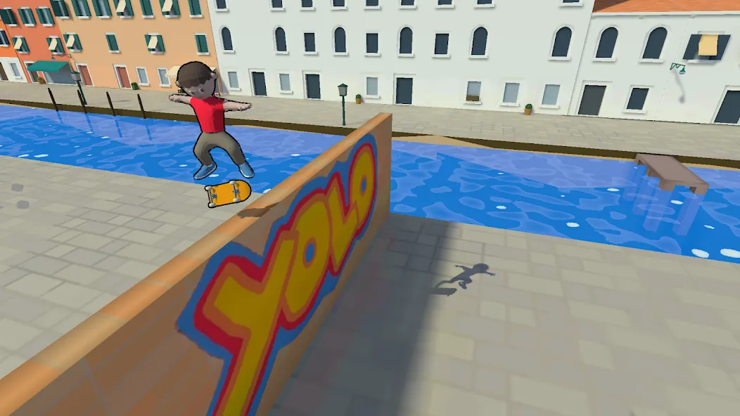 Skate King: Skateboard Stunts (Скейт Кинг)  [МОД Menu] Screenshot 2