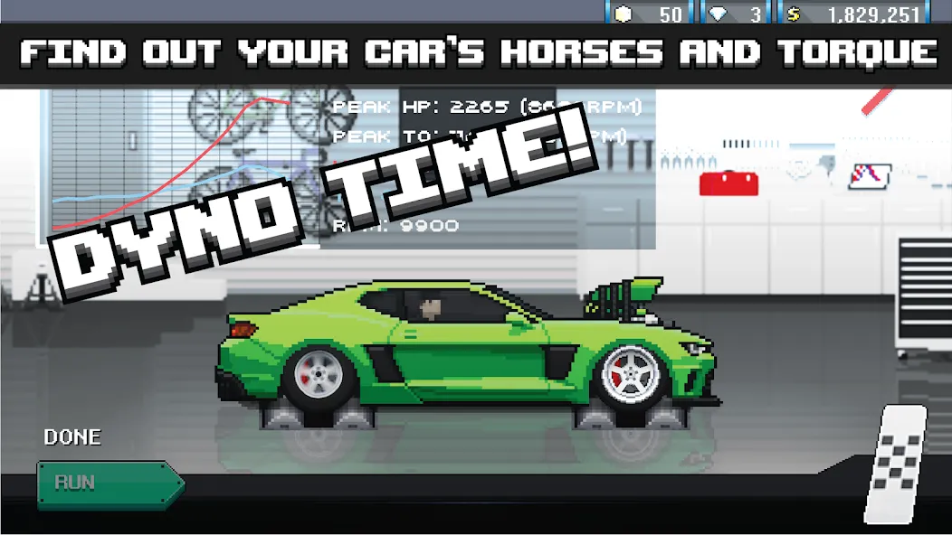 Pixel Car Racer (Пиксельный гоночный автомобиль)  [МОД Все открыто] Screenshot 3