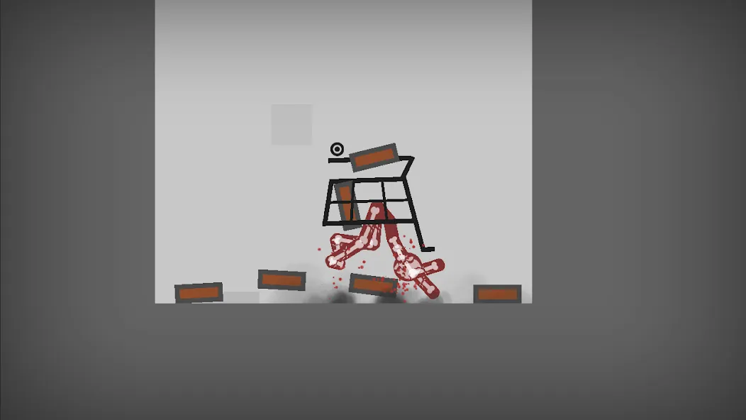 Stickman Dismounting (тикман Дисмаунтинг)  [МОД Все открыто] Screenshot 5