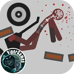 Взломанная Stickman Dismounting (тикман Дисмаунтинг)  [МОД Все открыто] - последняя версия apk на Андроид