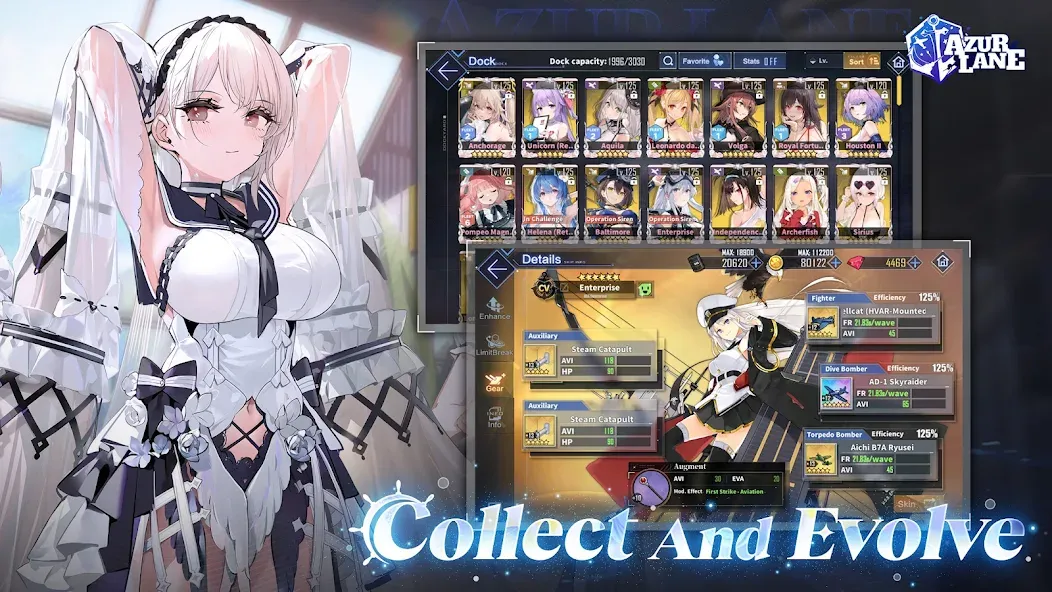 Azur Lane (Азур Лейн)  [МОД Menu] Screenshot 2