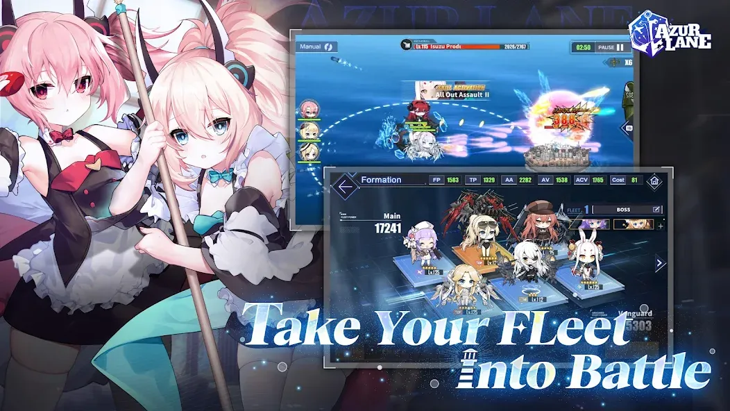 Azur Lane (Азур Лейн)  [МОД Menu] Screenshot 3