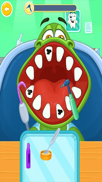 Children's doctor : dentist  [МОД Много монет] Screenshot 3