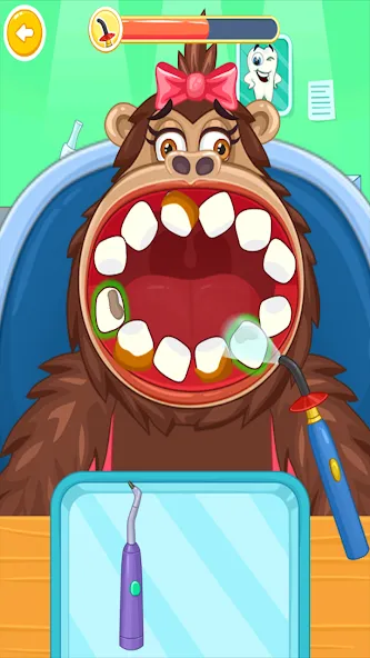 Children's doctor : dentist  [МОД Много монет] Screenshot 4