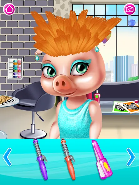 Beauty salon: hair salon  [МОД Бесконечные монеты] Screenshot 3