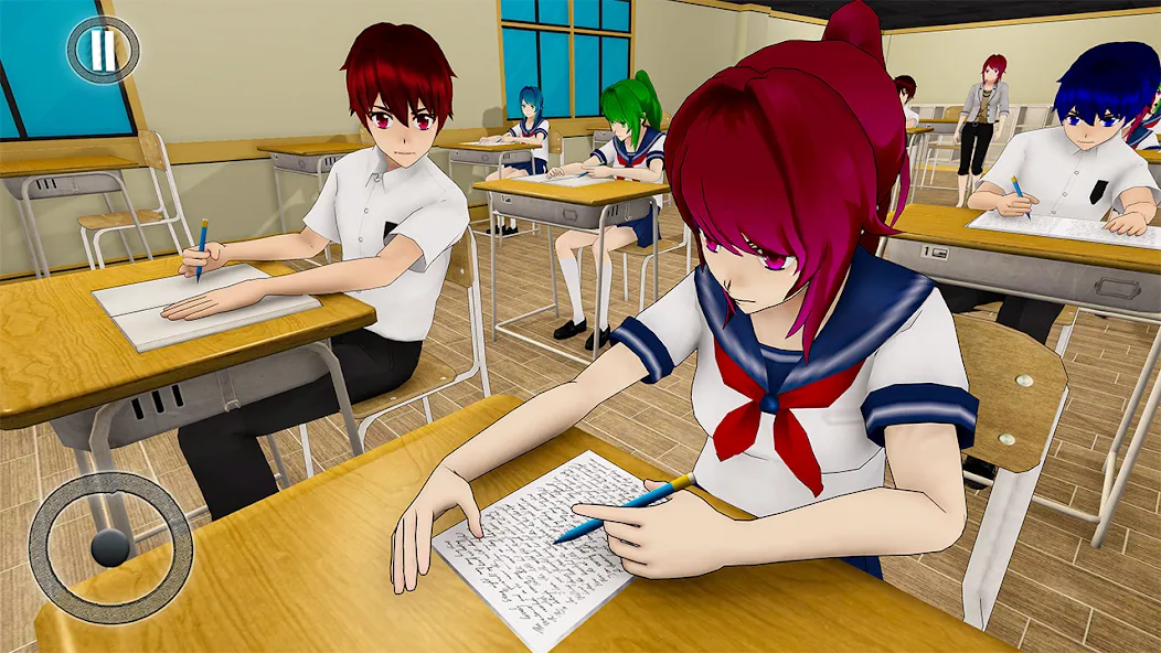 Anime Girl School Teacher 3D  [МОД Menu] Screenshot 1