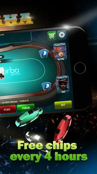 Live Poker Tables–Texas holdem  [МОД Много денег] Screenshot 4