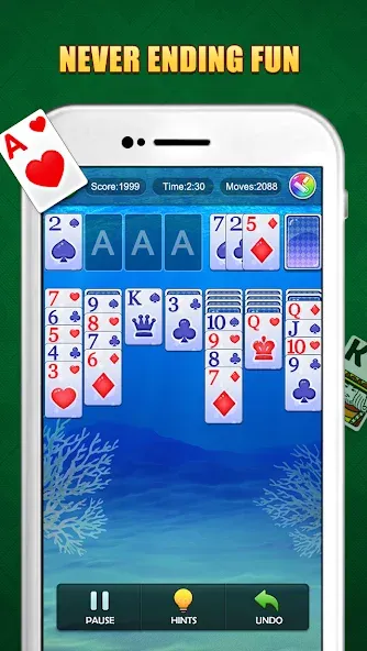 Solitaire Puzzle : Card Jigsaw (Солитер головоломка)  [МОД Mega Pack] Screenshot 2