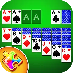 Скачать взлом Solitaire Puzzle : Card Jigsaw (Солитер головоломка)  [МОД Mega Pack] - последняя версия apk на Андроид