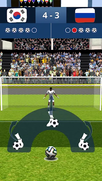 Final Shoot: Penalty-Shootout  [МОД Много монет] Screenshot 1