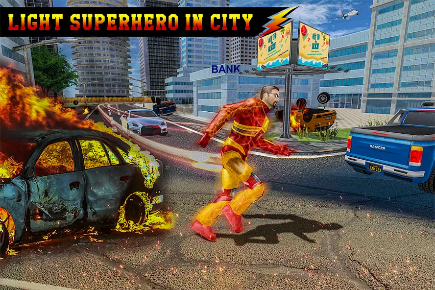 Light Superhero Speed Hero  [МОД Unlimited Money] Screenshot 3