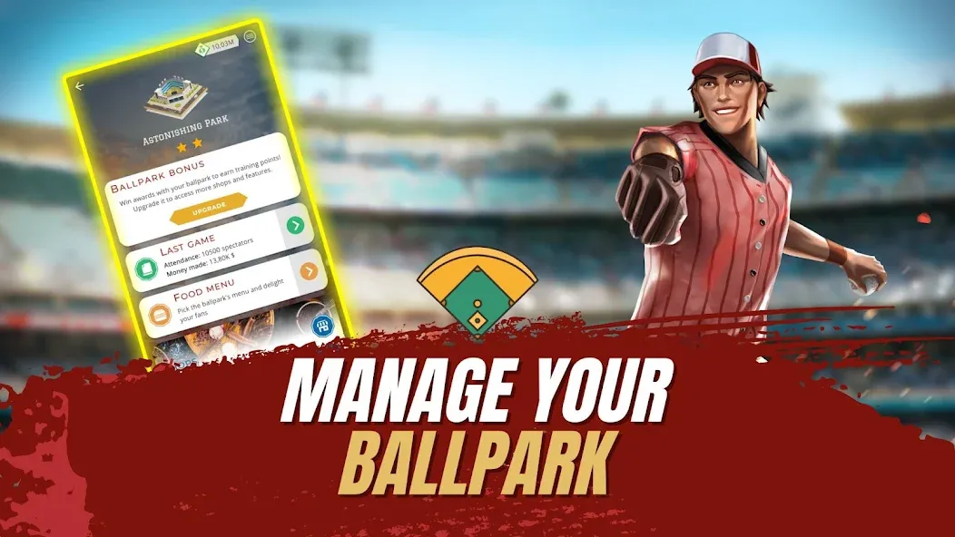 Astonishing Baseball Manager (Астонишинг Бейсбол Менеджер)  [МОД Все открыто] Screenshot 4