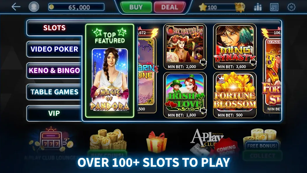 A-Play Online - Casino Games  [МОД Mega Pack] Screenshot 2