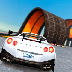 Скачать взлом Car Stunt Races: Mega Ramps (Кар Стант Рейсы)  [МОД Меню] - стабильная версия apk на Андроид