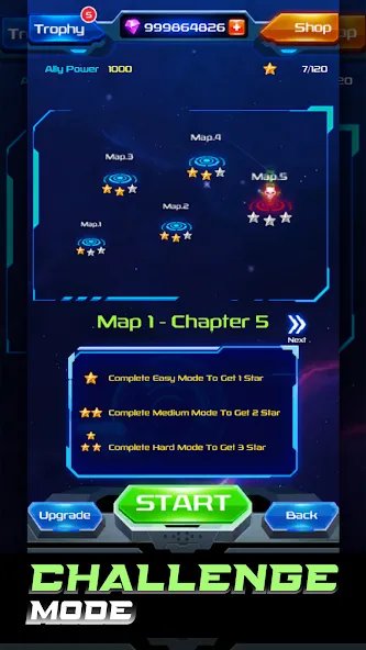 Galaxy Attack: Space Shooter (Гэлэкси Аттак)  [МОД Menu] Screenshot 4