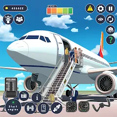 Скачать взлом Airplane Game Flight Simulator  [МОД Все открыто] - последняя версия apk на Андроид