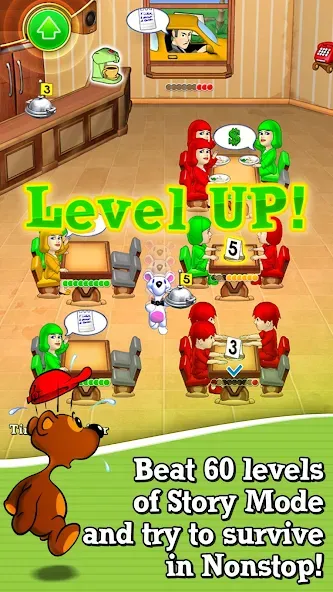 Lunch Rush HD Restaurant Games  [МОД Бесконечные деньги] Screenshot 2