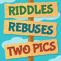 Взломанная Riddles, Rebuses and Two Pics  [МОД Много денег] - последняя версия apk на Андроид