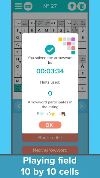 Crossword: Arrowword puzzles  [МОД Бесконечные монеты] Screenshot 5