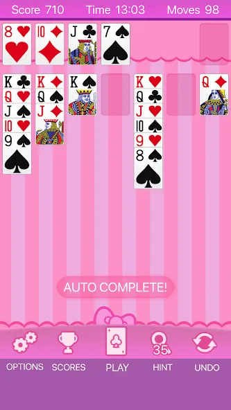 Pink Solitaire (Пинк Солитер)  [МОД Menu] Screenshot 1