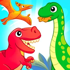 Взломанная Dinosaur games for kids age 2  [МОД Unlimited Money] - стабильная версия apk на Андроид