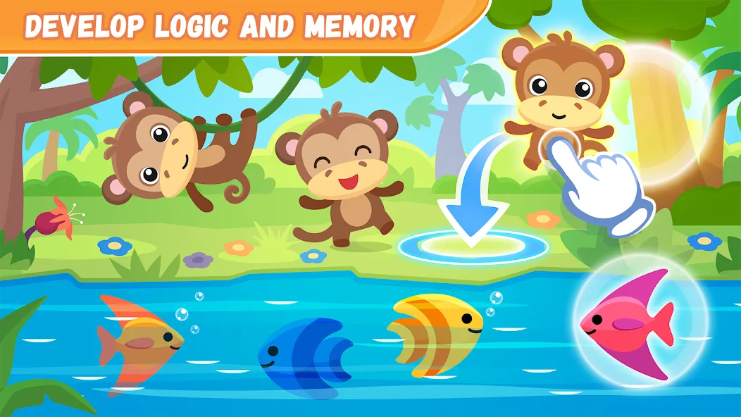 Educational games for kids 2-4  [МОД Все открыто] Screenshot 4