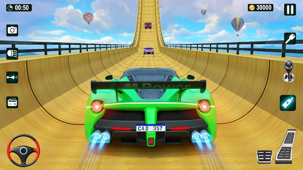 GT Car Stunt 3D: Ramp Car Game  [МОД Все открыто] Screenshot 1