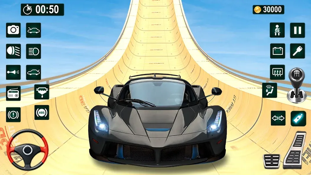 GT Car Stunt 3D: Ramp Car Game  [МОД Все открыто] Screenshot 2