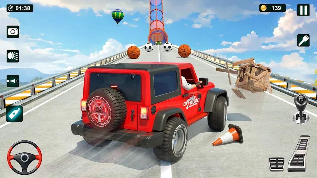 GT Car Stunt 3D: Ramp Car Game  [МОД Все открыто] Screenshot 3