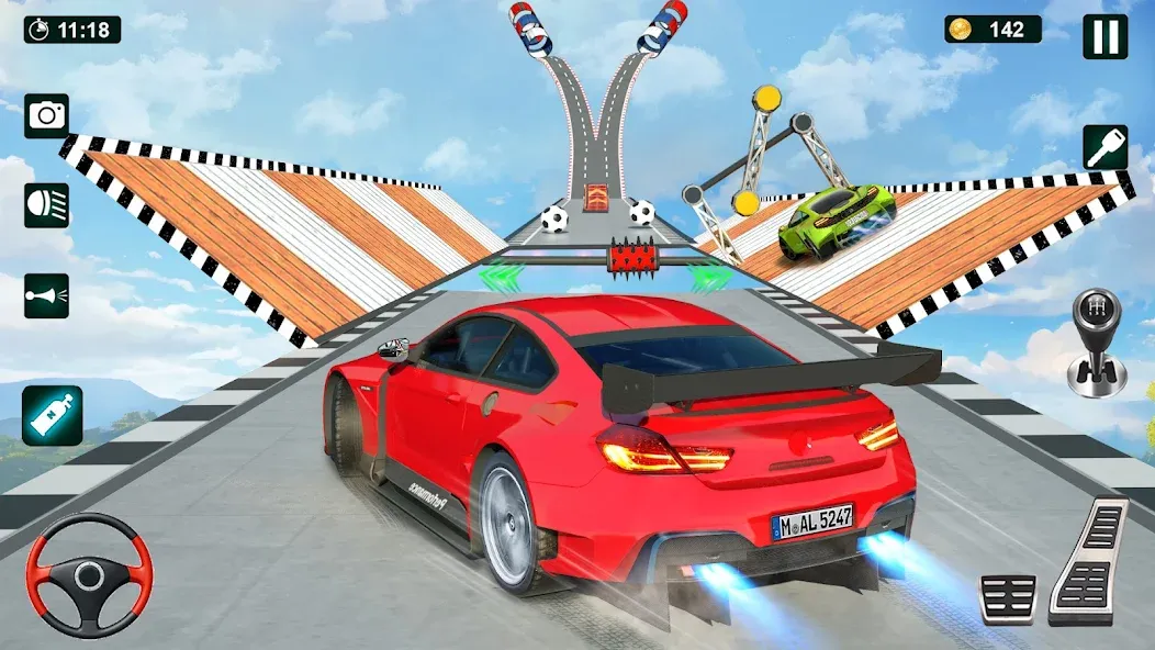 GT Car Stunt 3D: Ramp Car Game  [МОД Все открыто] Screenshot 4