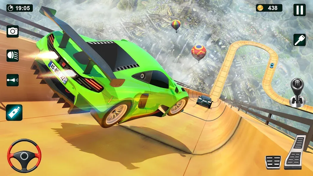 GT Car Stunt 3D: Ramp Car Game  [МОД Все открыто] Screenshot 5