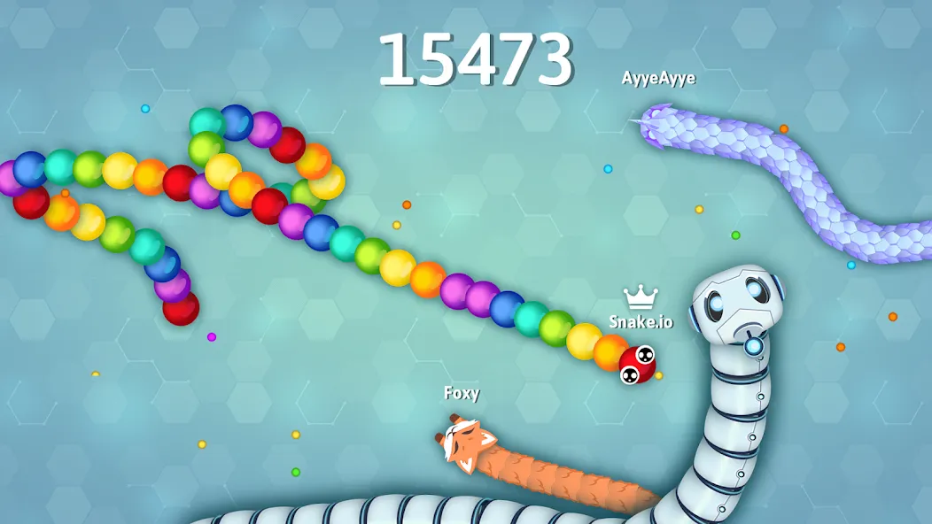 Snake.io - Fun Snake .io Games  [МОД Mega Pack] Screenshot 2