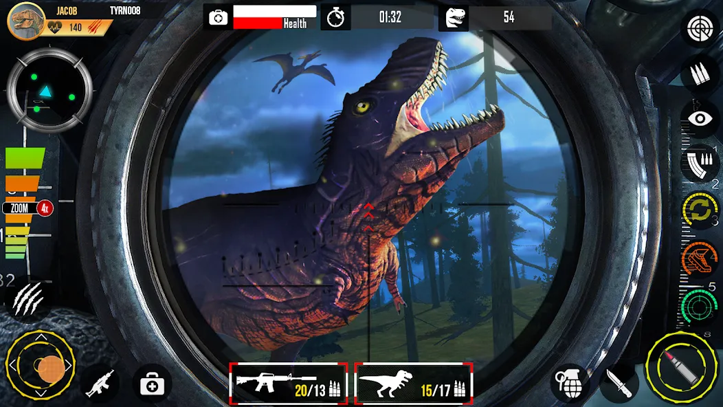 Real Dino Hunting Gun Games (Риал Дино Хантинг Ган Геймс)  [МОД Unlocked] Screenshot 5