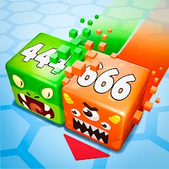 Взломанная Cube Zone io  [МОД Все открыто] - полная версия apk на Андроид