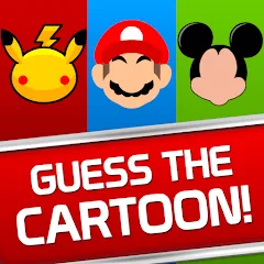 Скачать взлом Guess the Cartoon Character (Догадайтесь кто из мультяшного персонажа)  [МОД Unlocked] - последняя версия apk на Андроид