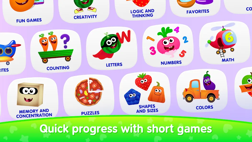 Educational games for kids 2-4  [МОД Mega Pack] Screenshot 1