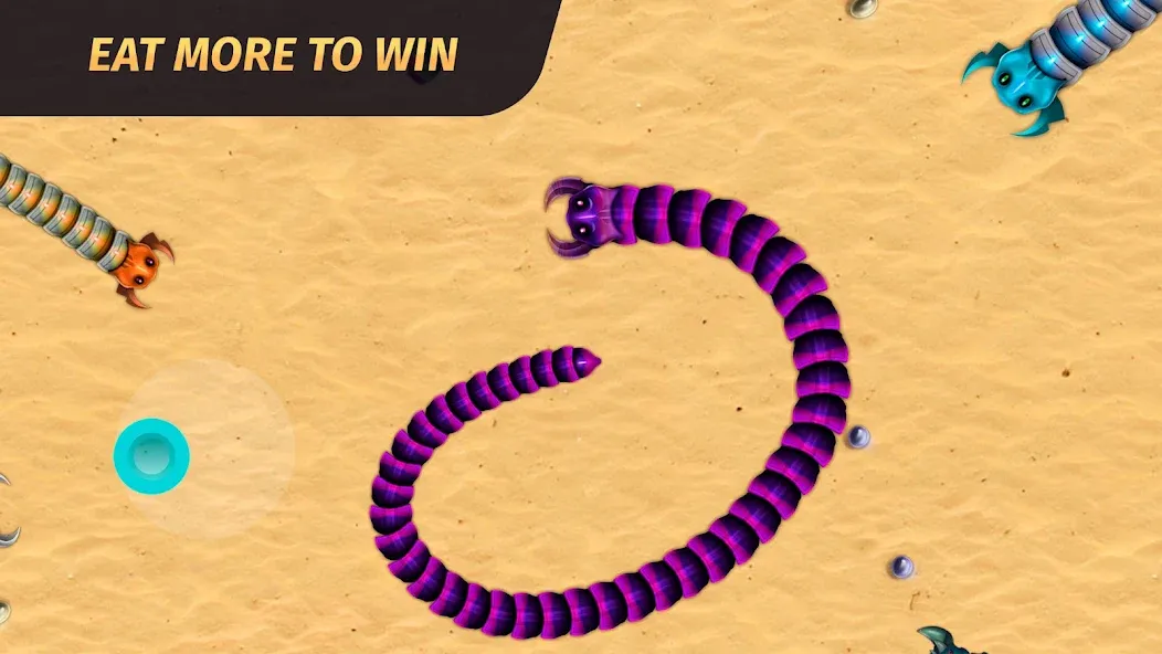 Worm.io - Gusanos Battle  [МОД Unlimited Money] Screenshot 3