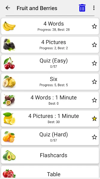 Fruit and Vegetables - Quiz  [МОД Menu] Screenshot 5