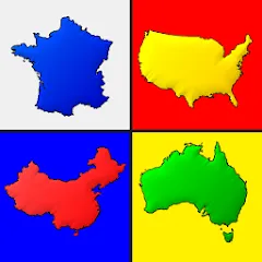 Скачать взлом Maps of All Countries Geo-Quiz  [МОД Unlocked] - стабильная версия apk на Андроид