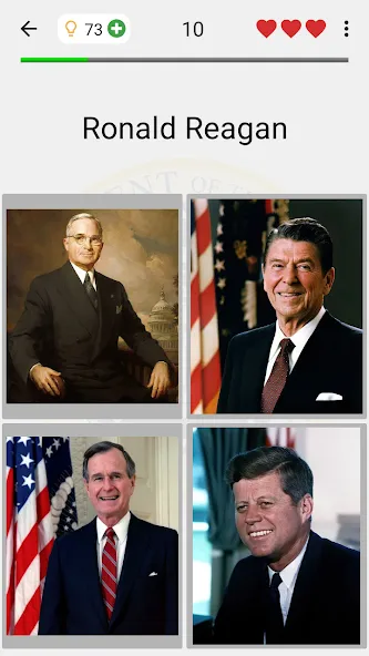 US Presidents and History Quiz  [МОД Много денег] Screenshot 2