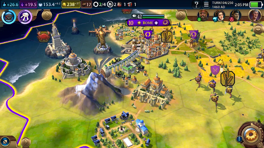 Civilization VI - Build A City (Цивилизация )  [МОД Menu] Screenshot 1