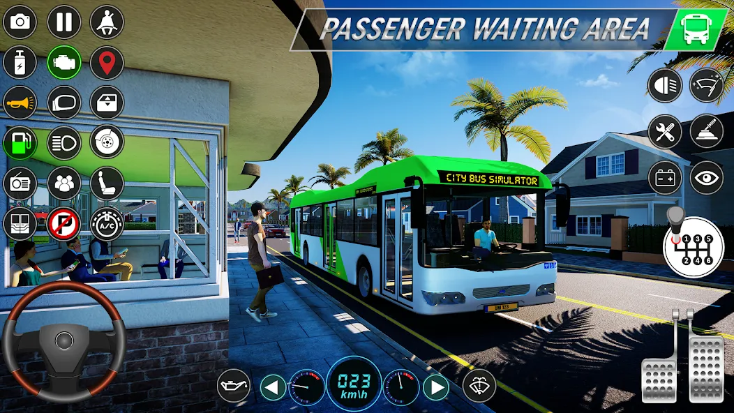 City Bus Simulator: Bus Games (Риал Сити Бас Симулятор Геймс)  [МОД Все открыто] Screenshot 1