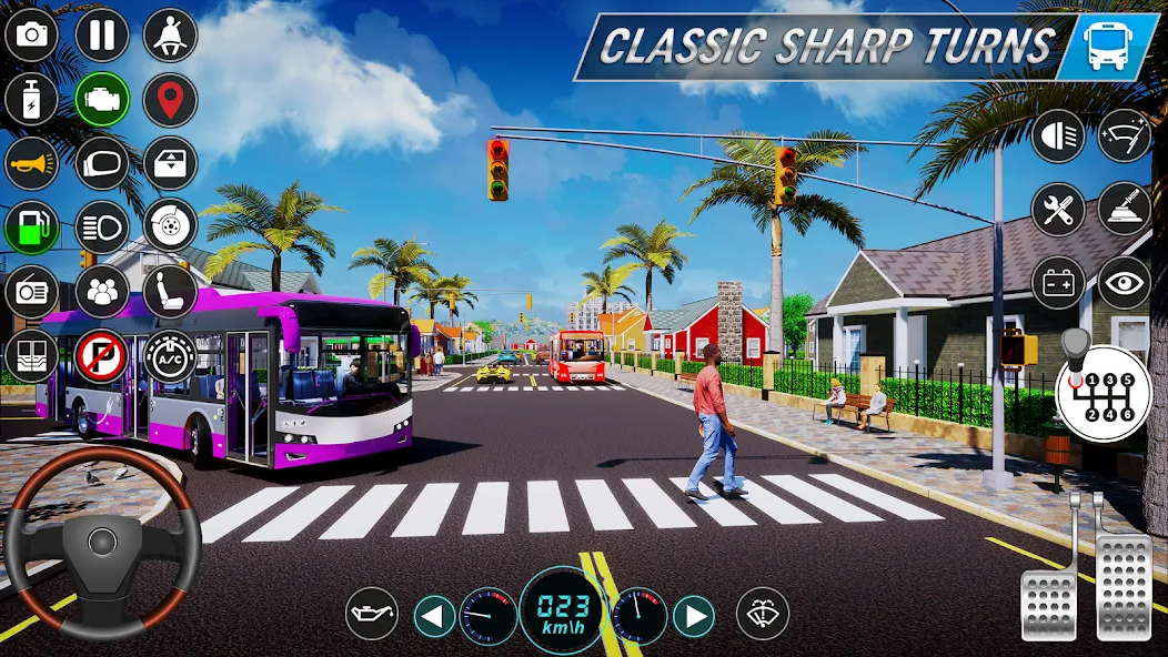 City Bus Simulator: Bus Games (Риал Сити Бас Симулятор Геймс)  [МОД Все открыто] Screenshot 2