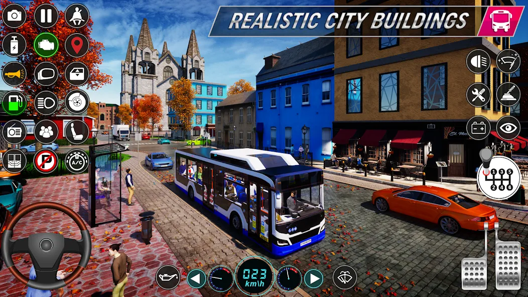 City Bus Simulator: Bus Games (Риал Сити Бас Симулятор Геймс)  [МОД Все открыто] Screenshot 3